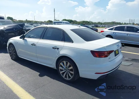 2018 Audi A4 2.0T Tech Ultra Premium/2.0T Ultra Premium from USA, damaged, VIN WAUKMAF4XJA037644